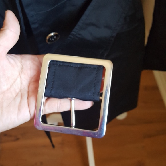 New York & Company black trench coat - Picture 6 of 8