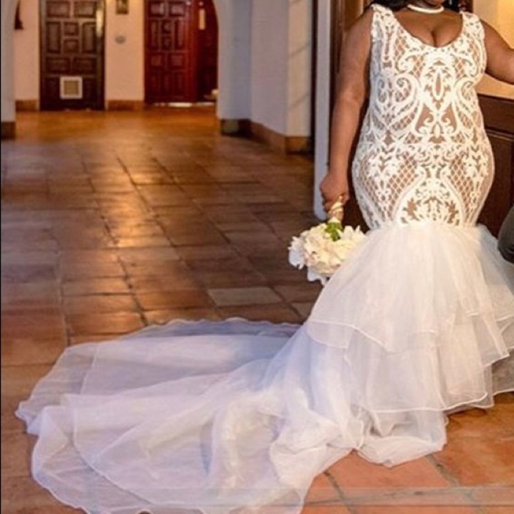 Custom wedding gown
