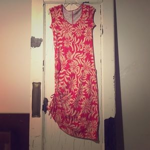 Toad & Co casual floral T-shirt dress