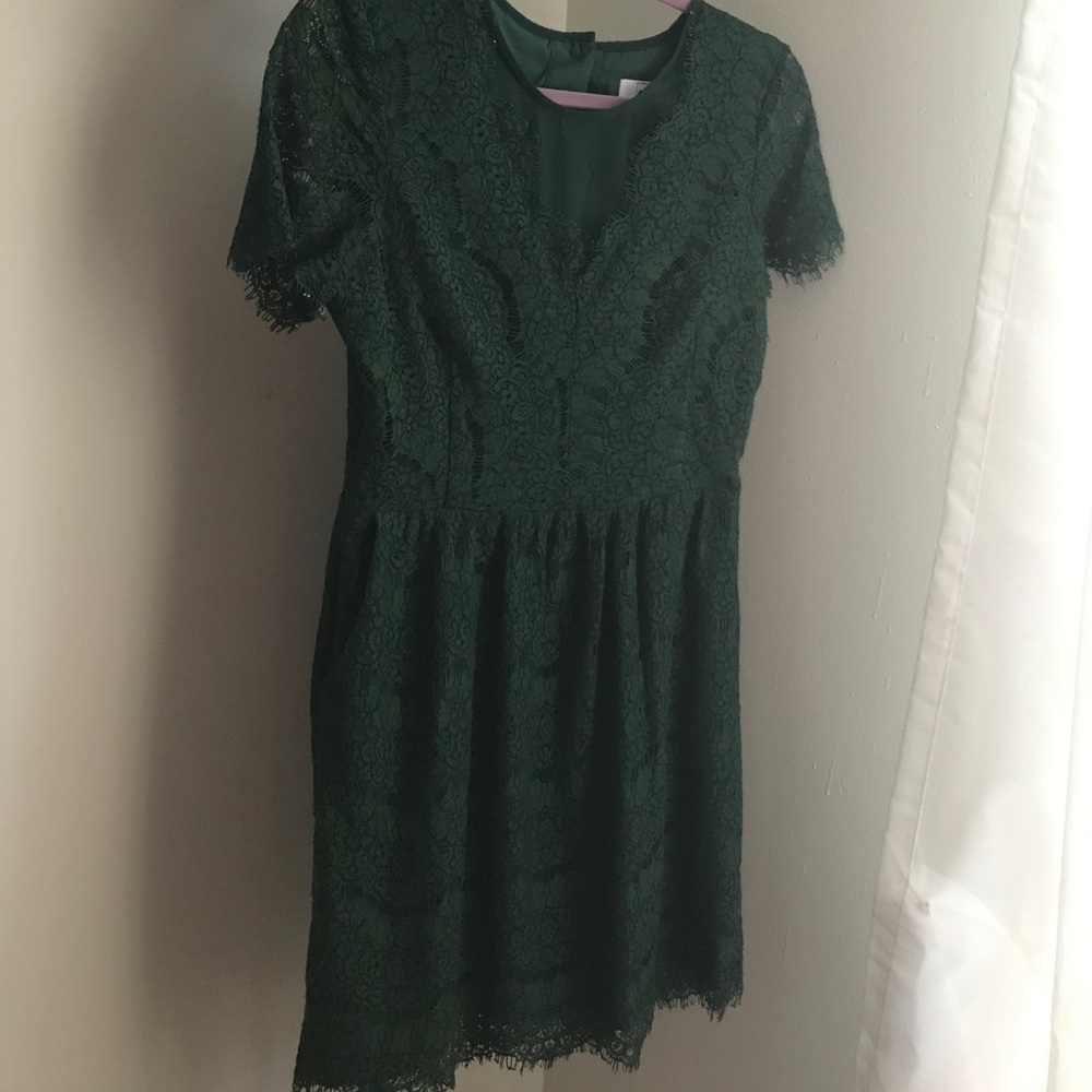 Dolce Vita Green Lace Dress