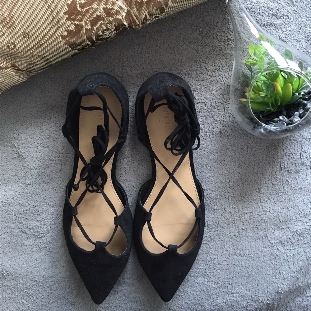 Lace-up Flats (Price is Negotiable)