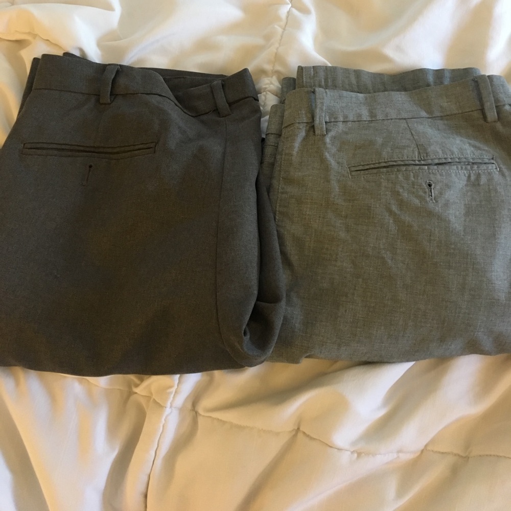 Gray dress pant bundle! Van Heusen&Banana Republic