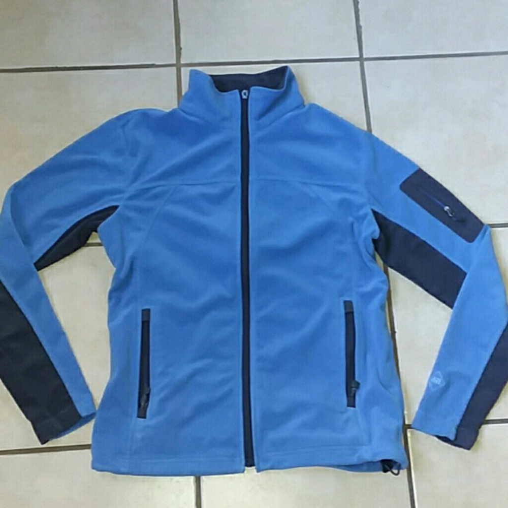 Navy/Light Blue North End fleece polyester Sweater