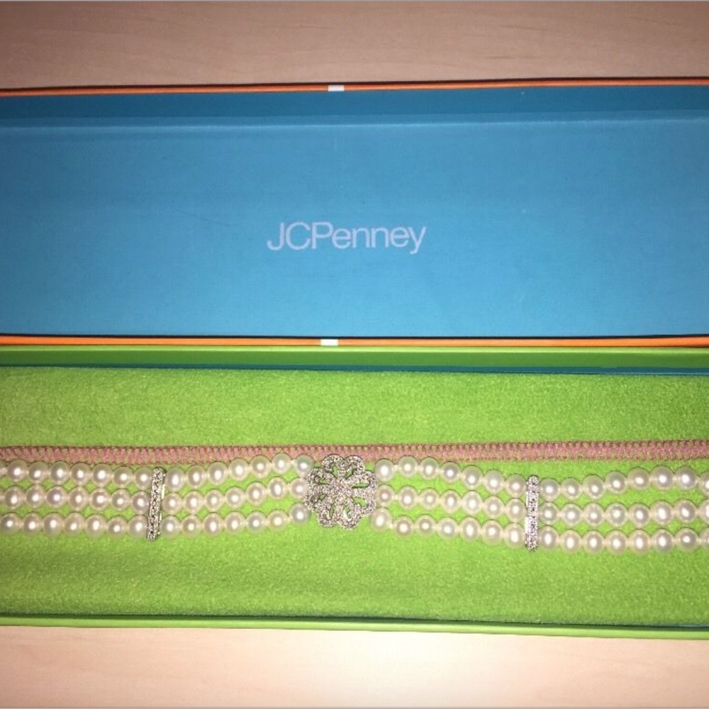 Sterling Silver Culture Freshwater Pearl Bracelet