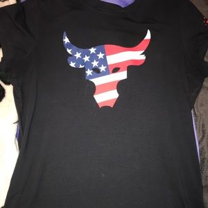 RARE !! THE ROCK ! Under armour brand size large