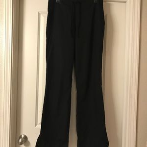 Black scrub pants
