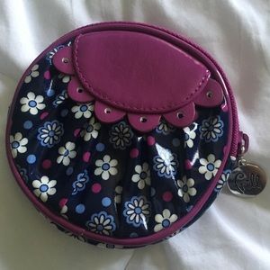 Vera Bradley Frill Boysenberry Zip Wallet