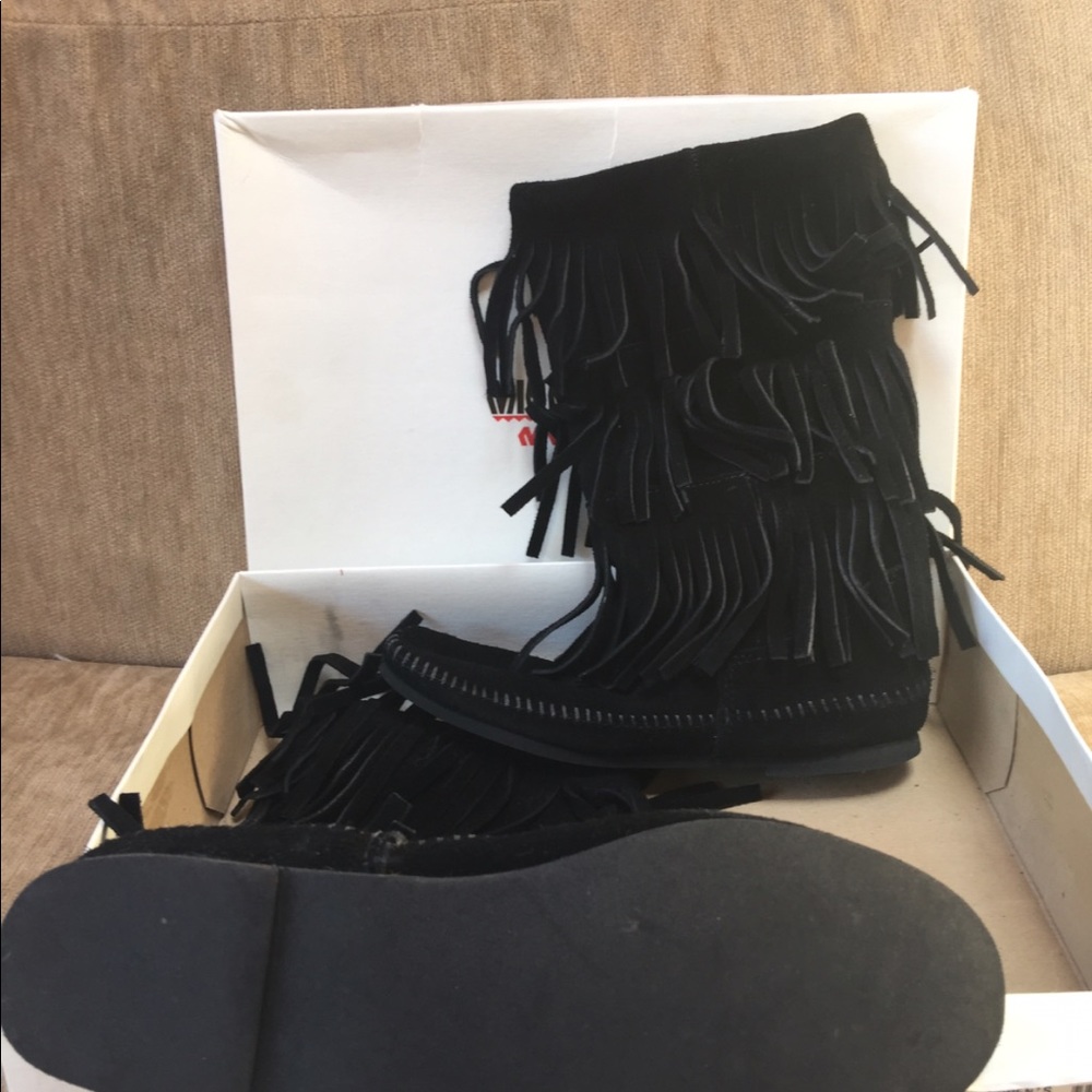 Minnetonka Fringe Boot