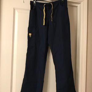 Navy scrub pants