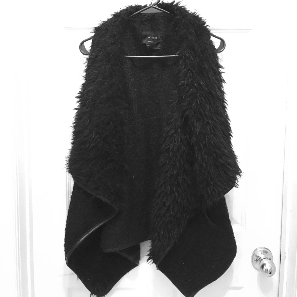 ❗️BLACK FUR VEST❗️