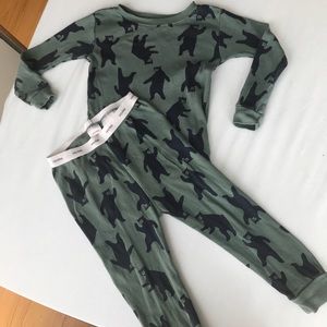 BabyGap dancing bear pajamas