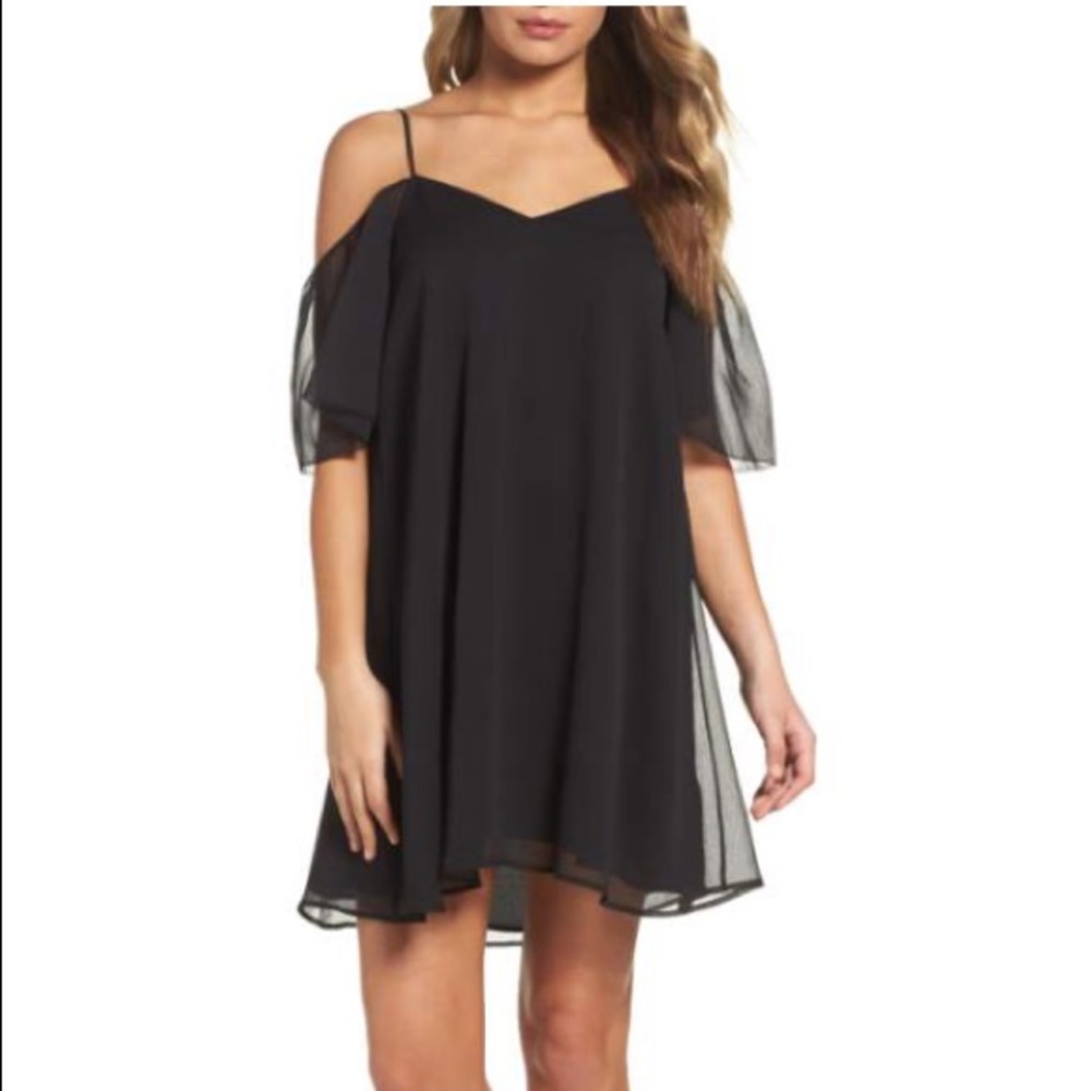 ❤️ French Connection Cold Shoulder Dress Sz L ❤️