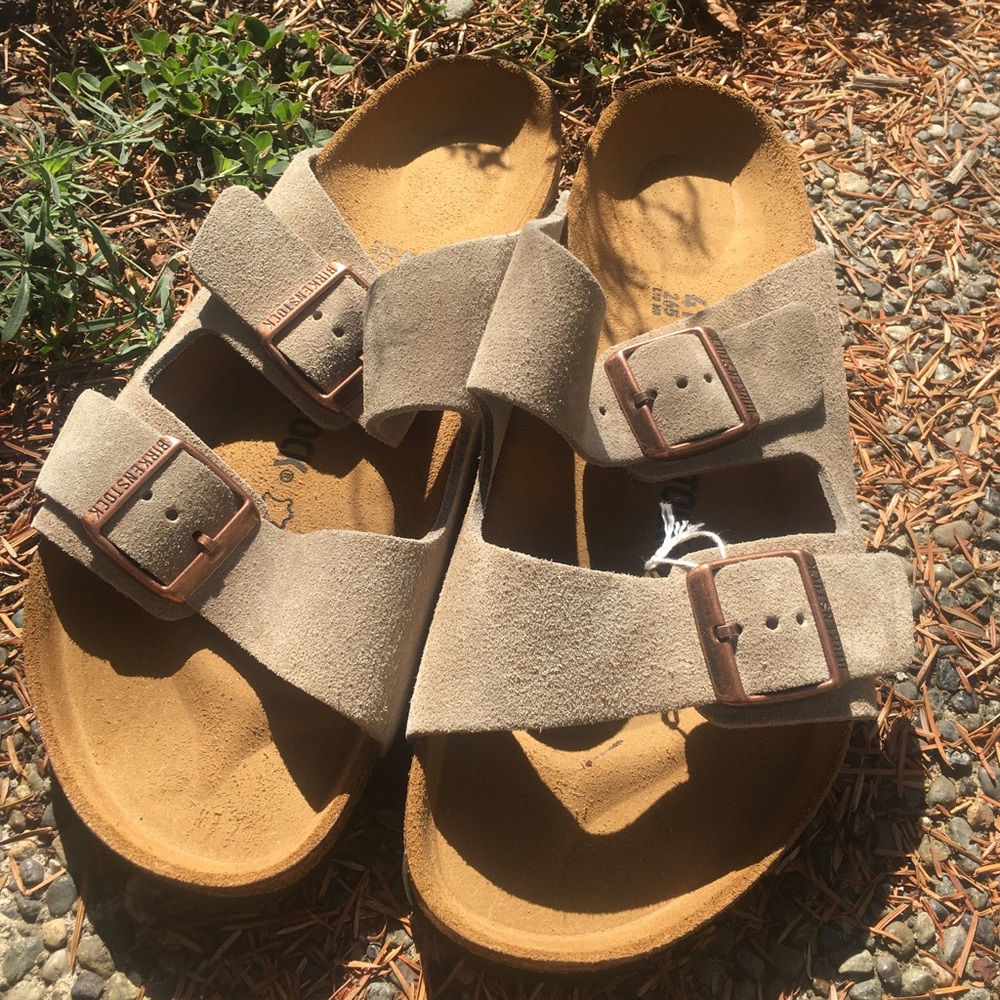 Birkenstock Arizona suede sandal
