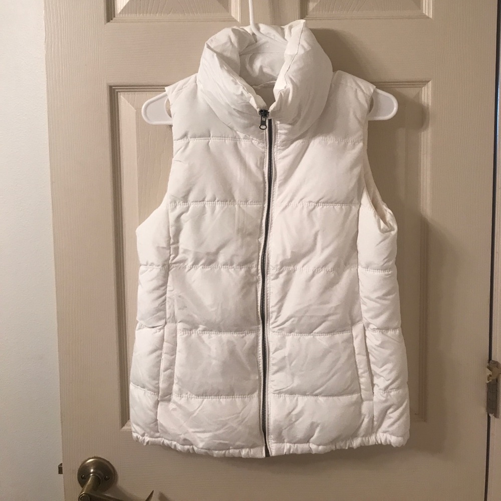 White vest! Perfect for winter!