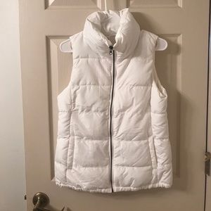 White vest! Perfect for winter!