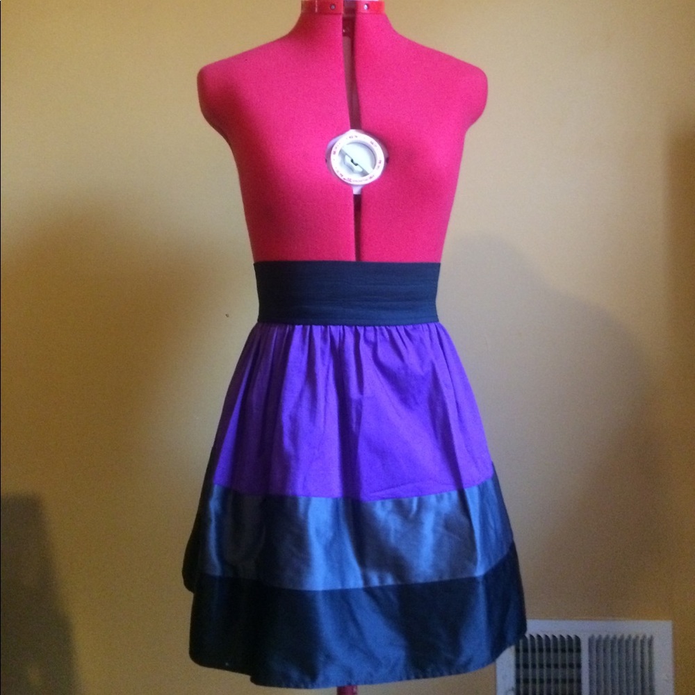 Color Blocked A-line Mini