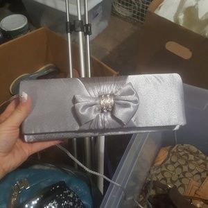Silver clutch