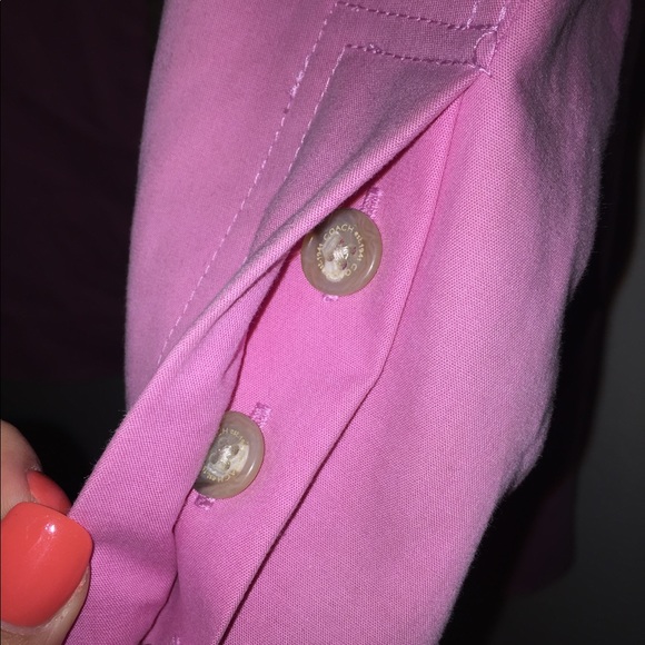 ✨COACH pink Jacket long ✨ - Picture 4 of 8