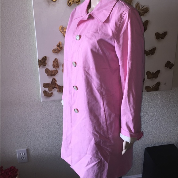 ✨COACH pink Jacket long ✨ - Picture 7 of 8