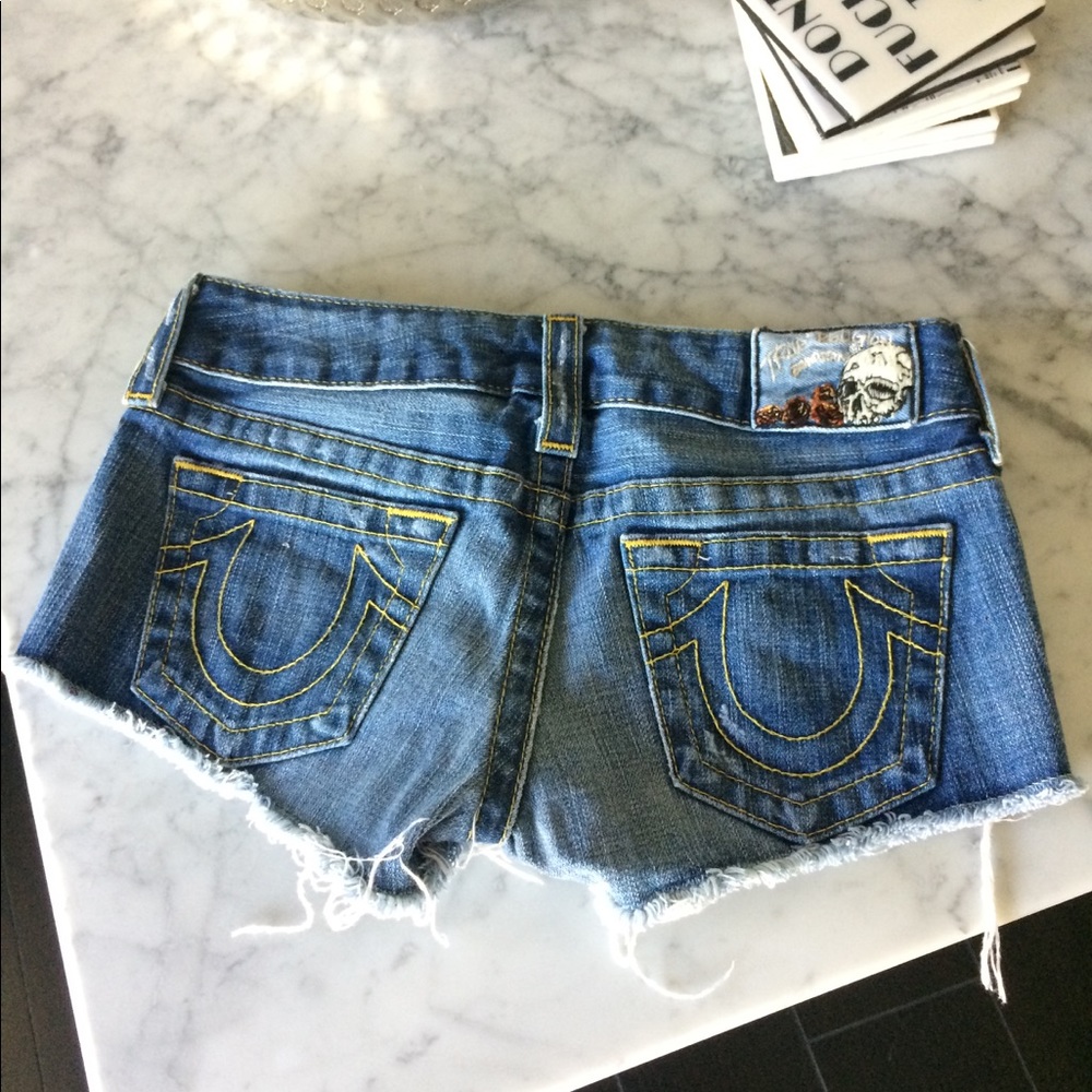 True Religion Cut Off Shorts