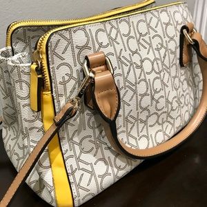 Calvin Klein Hudson Monogram Satchel