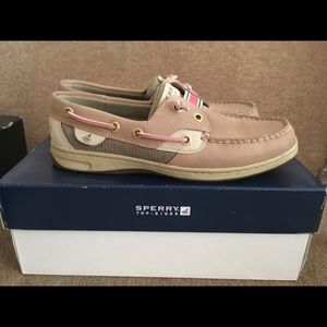 Sperry's Beige Linen