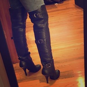 BCBG Generation Over the Knee Leather Boots