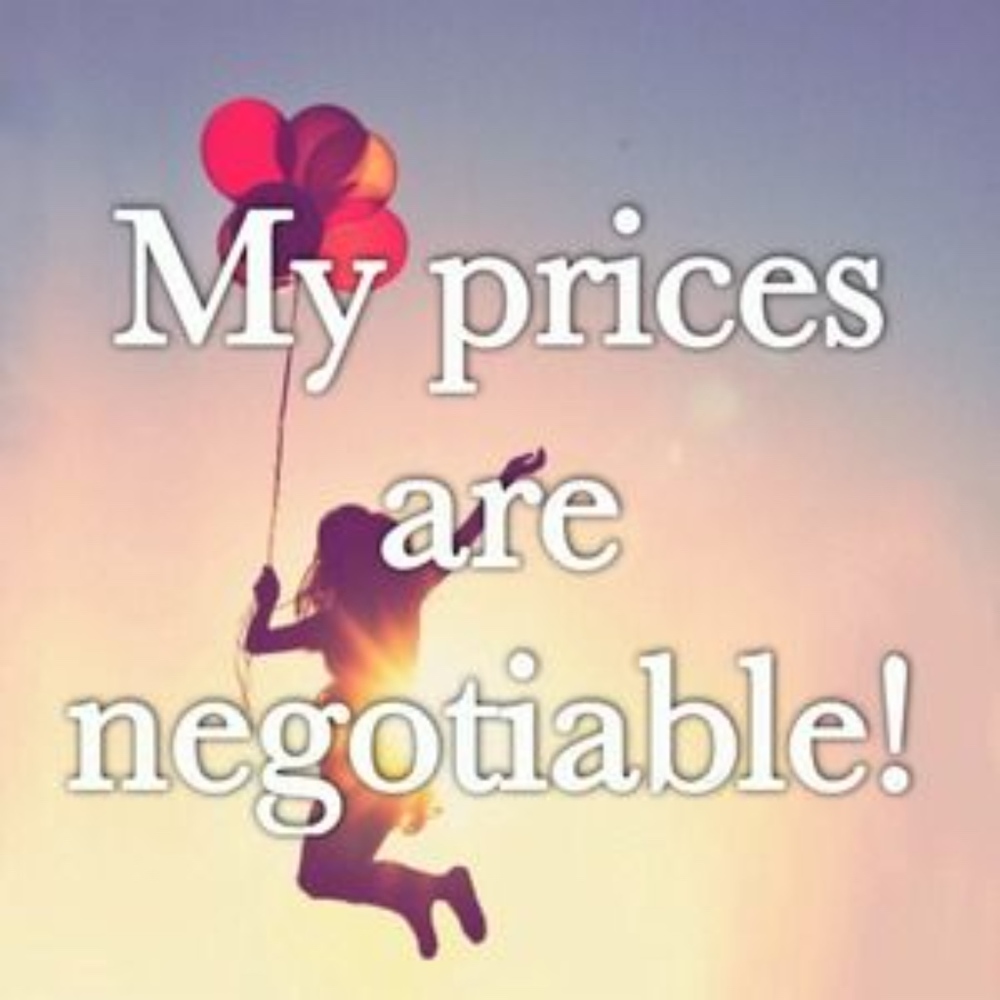 💥Everything’s negotiable!!💥