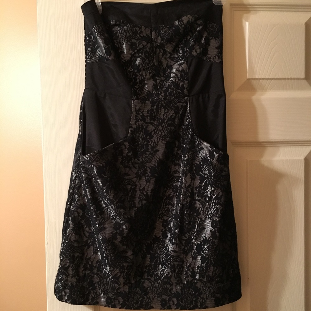 Black short cocktail dress