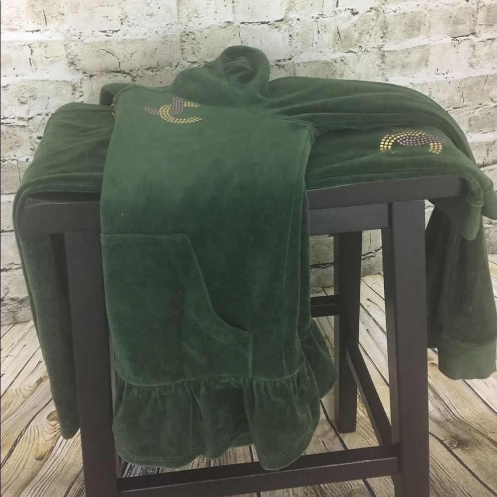 Olive green sweats by Juicy Couture