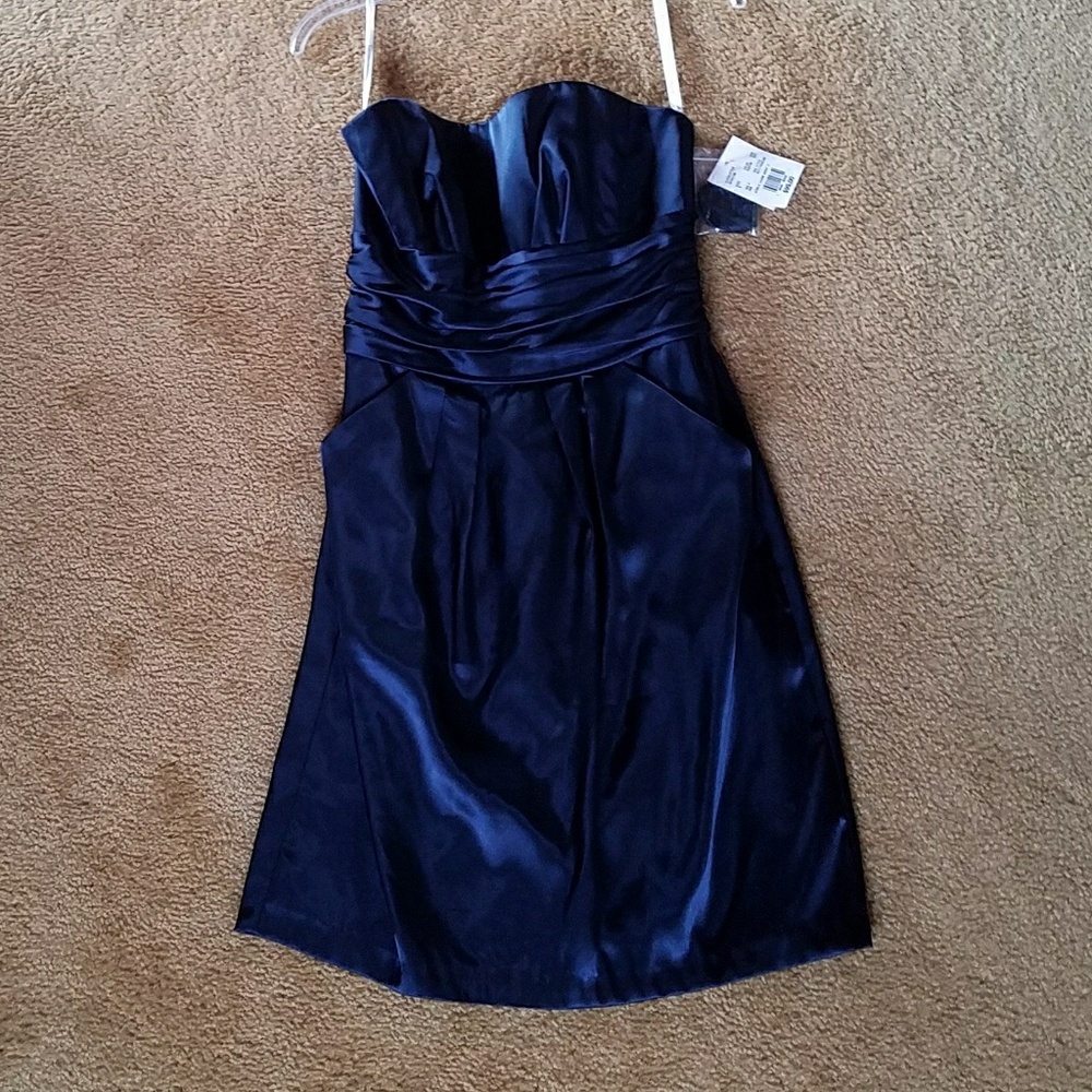 NWT David's Bridal dress in Marine blue sz 6