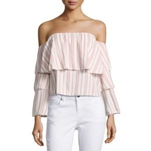 Vintage Havana 1954 Three-Tier Ruffled top