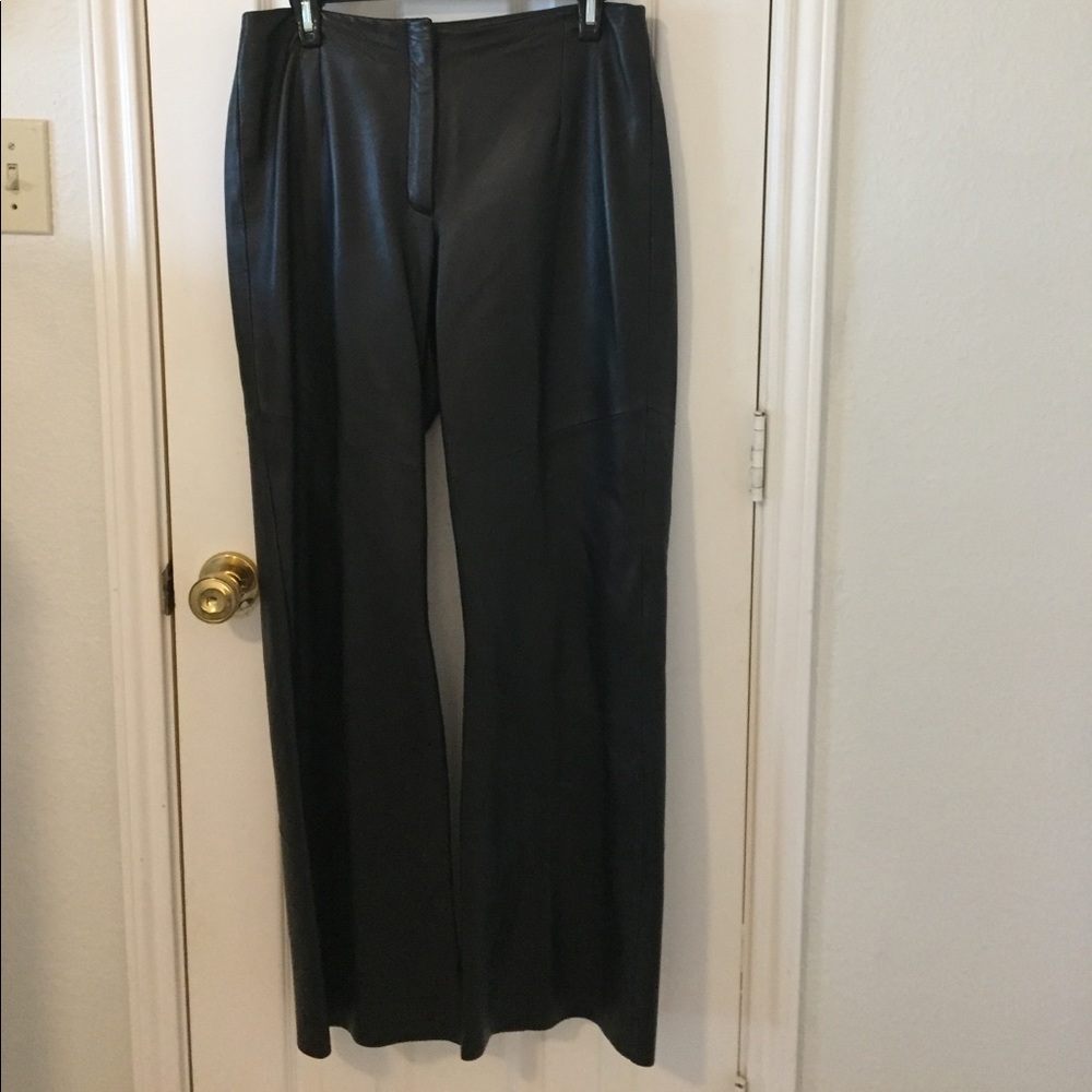 Black Leather Pants