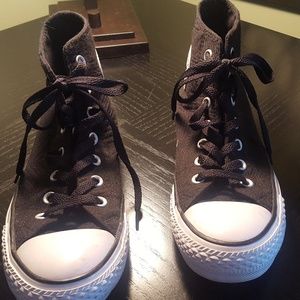 Womens Converse Textured High Top Sneakers