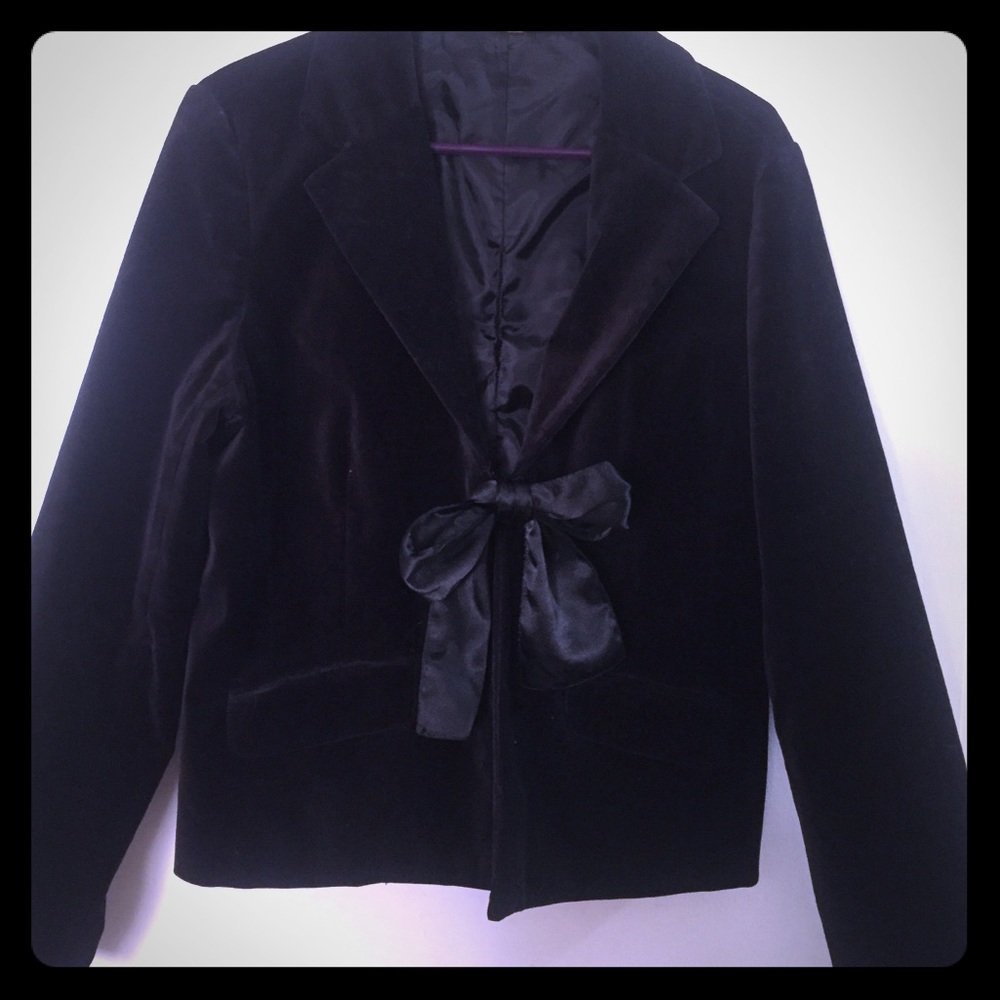 Velvet & Satin blazer🖤