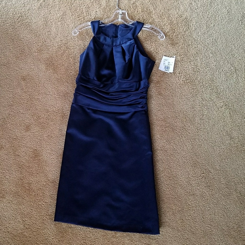 NWT David's Bridal dress in Marine blue sz 4