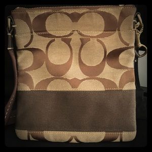 Authentic Coach cross body bag