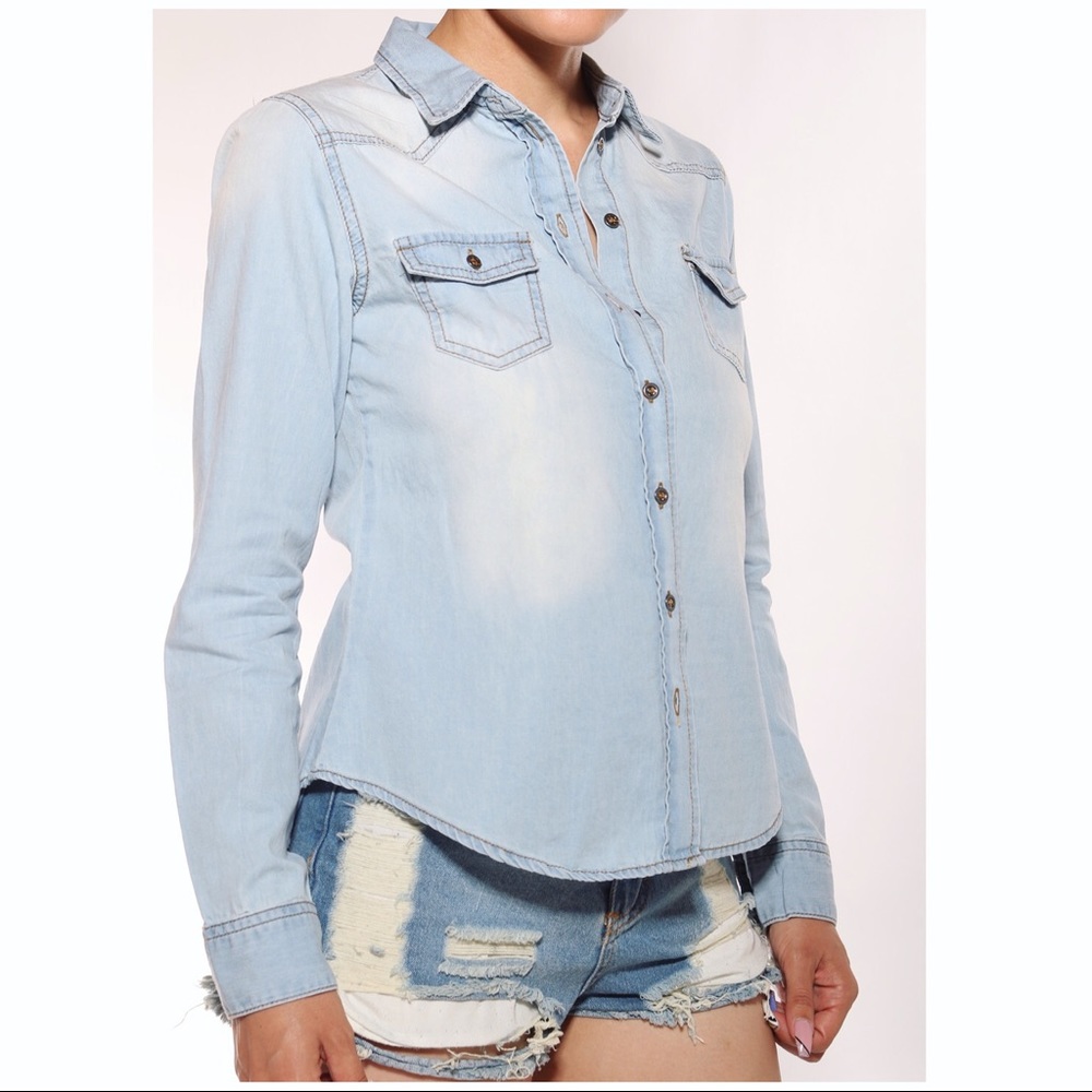 Denim Button Down