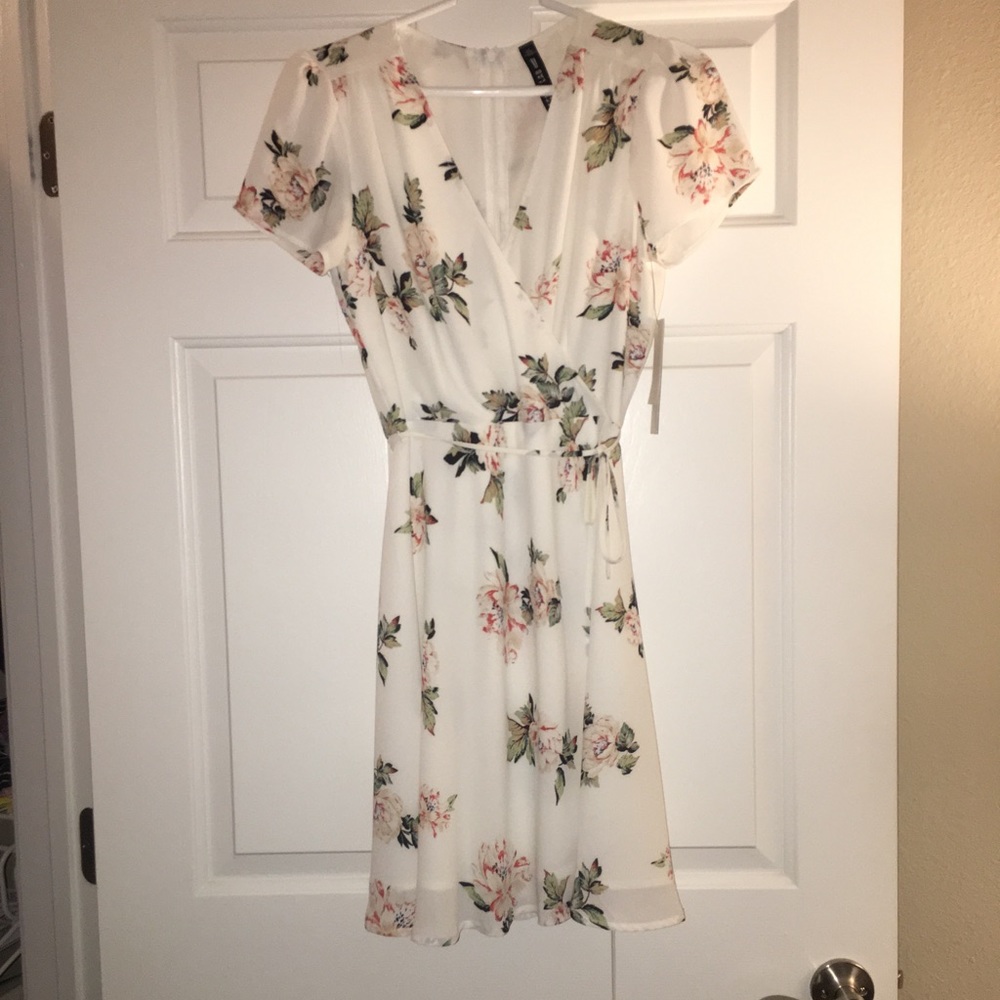 Faux Wrap Dress- New with tags, size small