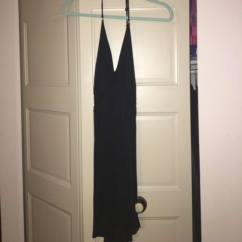 Express Little Black Halter Dress