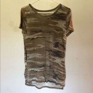 Camo long shirt