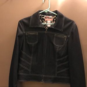 Biker Chic Jean Jacket