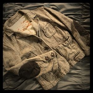 REDUCED! Abercrombie 3/4 sleeve herringbone blazer