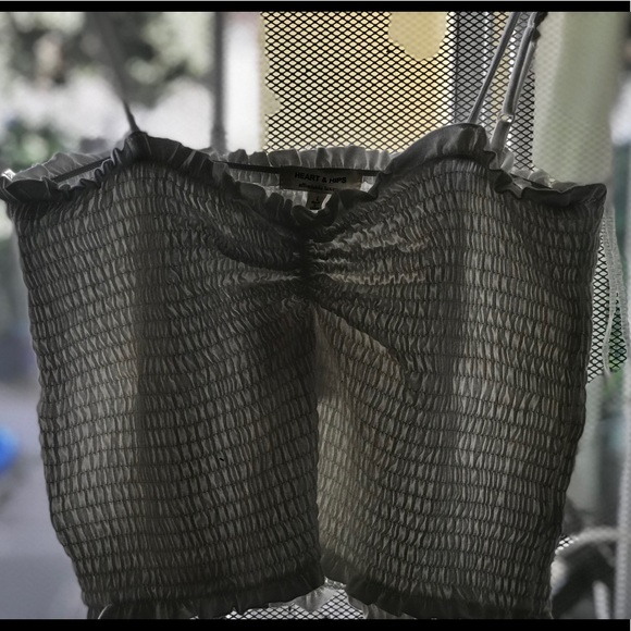 Crop white top NEW. large. - Picture 1 of 4