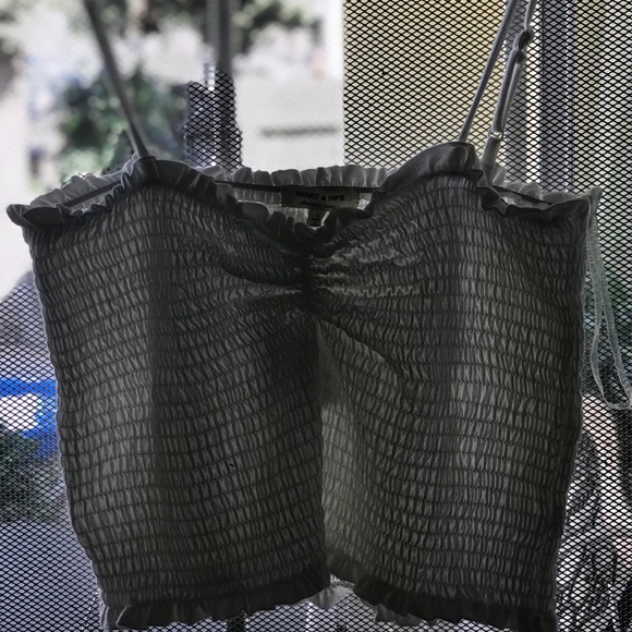 Crop white top NEW. large. - Picture 2 of 4