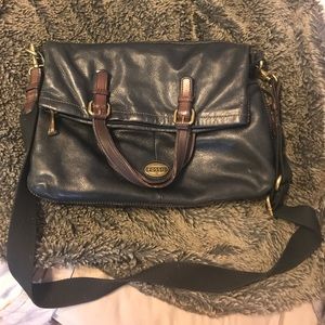 Large Fossil Crossbody Purse