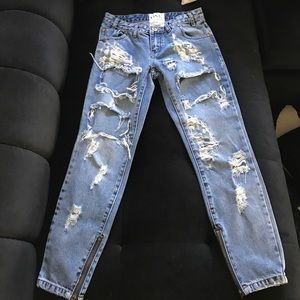 One teaspoon Freebirds distressed denim