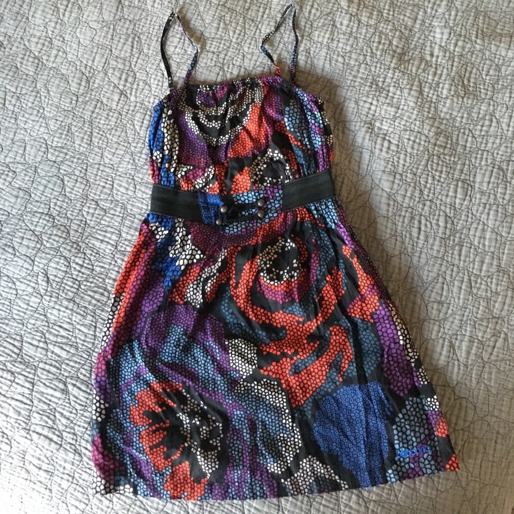 Colorful strappy dress