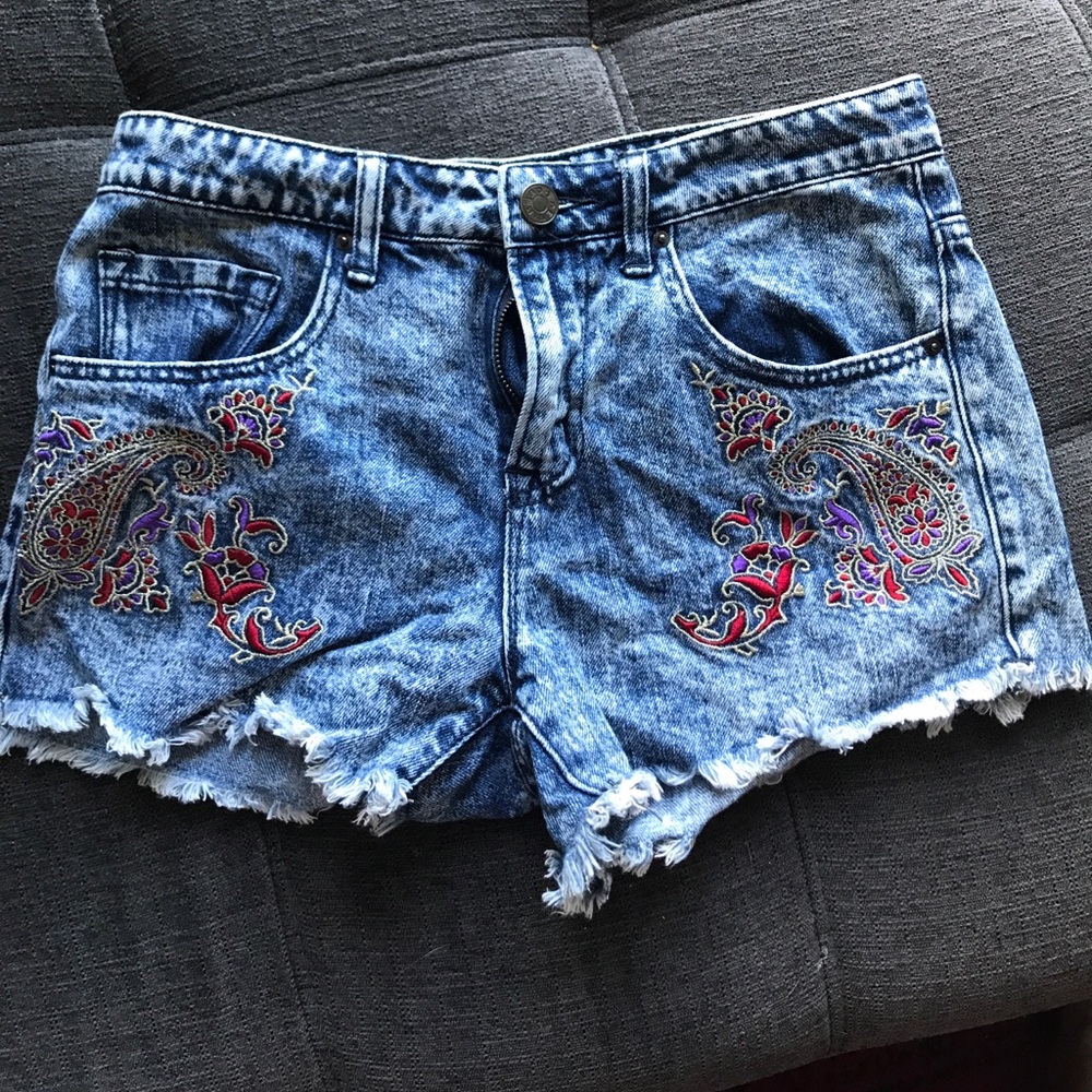 High waisted shorts