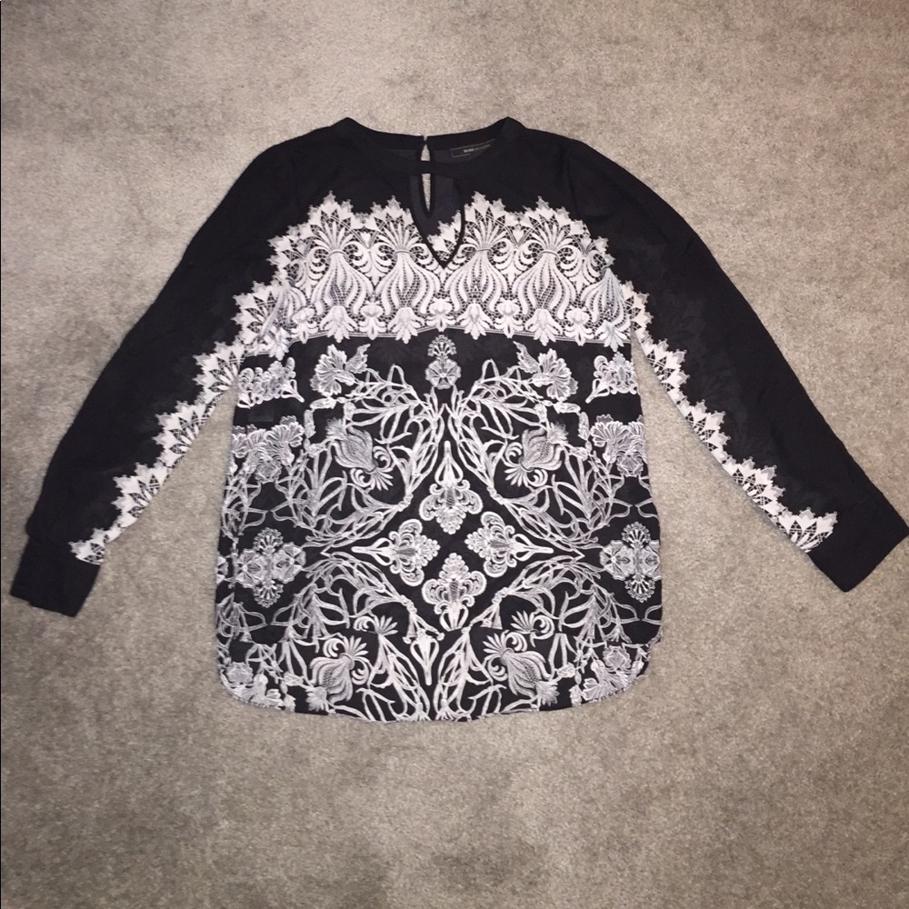 Black & White BCBG Maxazria "Ellen" Top - size XXS